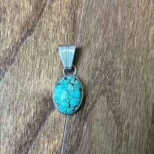 Turquoise Silver Pendant